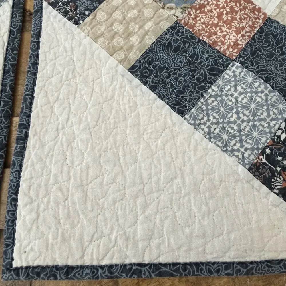 Better Homes & Gardens Americana Patchwork Quilted Pillow Shams Pair 35